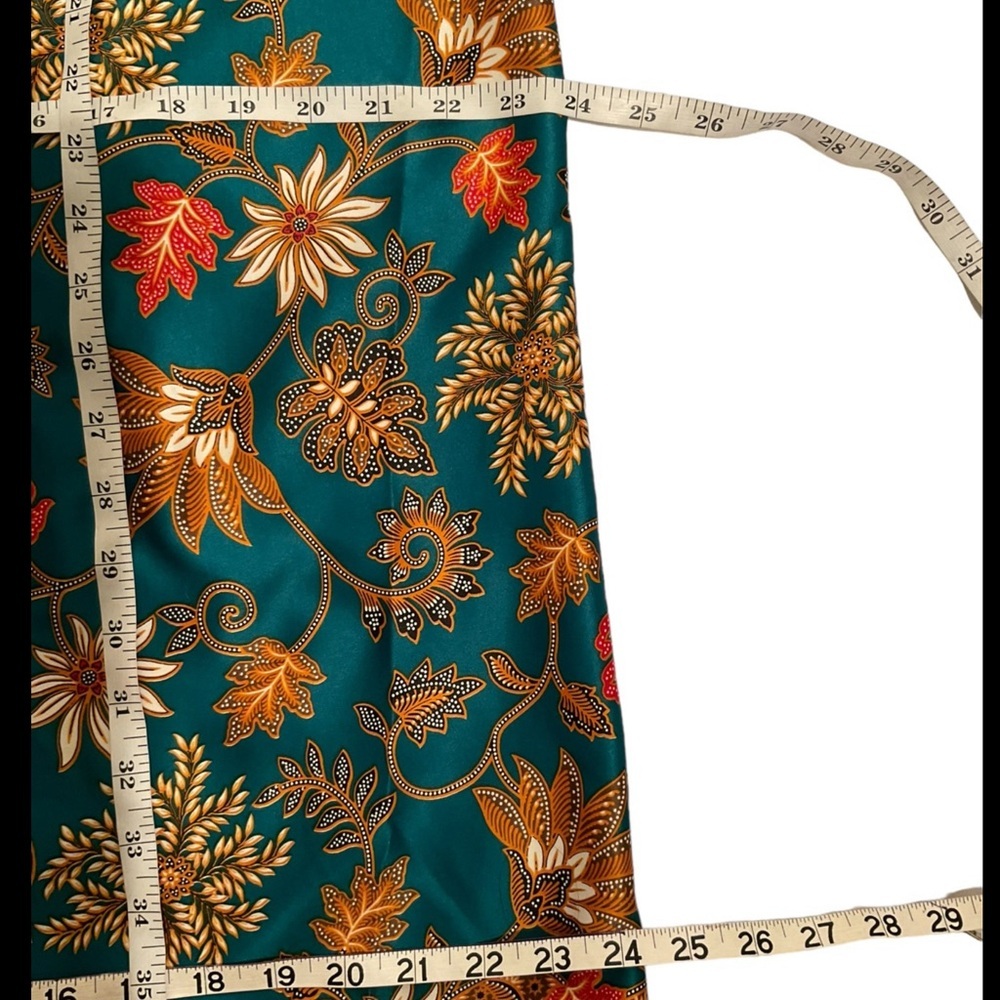 Women’s Size  One Size Multicolor Silk Short Sleeve With Belt Indonesia Kimono - Picture 10 of 13